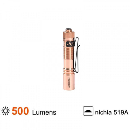 Pokelit AA CU Copper Nichia 519A High CRI90 LED 500 Lumens Flashlight boatyardmalaysia