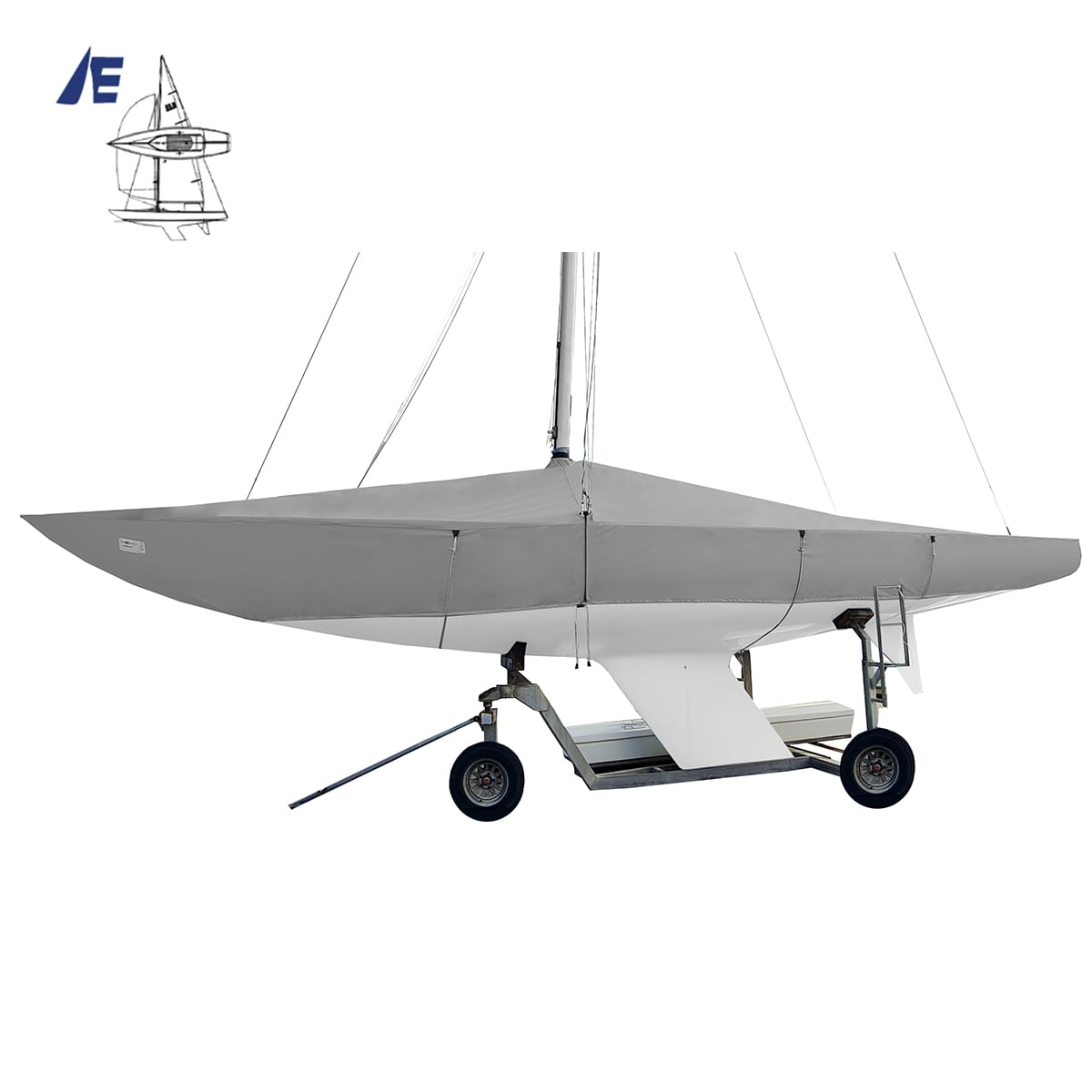 Oceansouth Etchells Deck Cover With Mast - Boatyard Malaysia