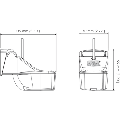 TM165HW Chirp High Wide 600w Transom Mount Transducer - Requires Adapter Cable boatyardmalaysia