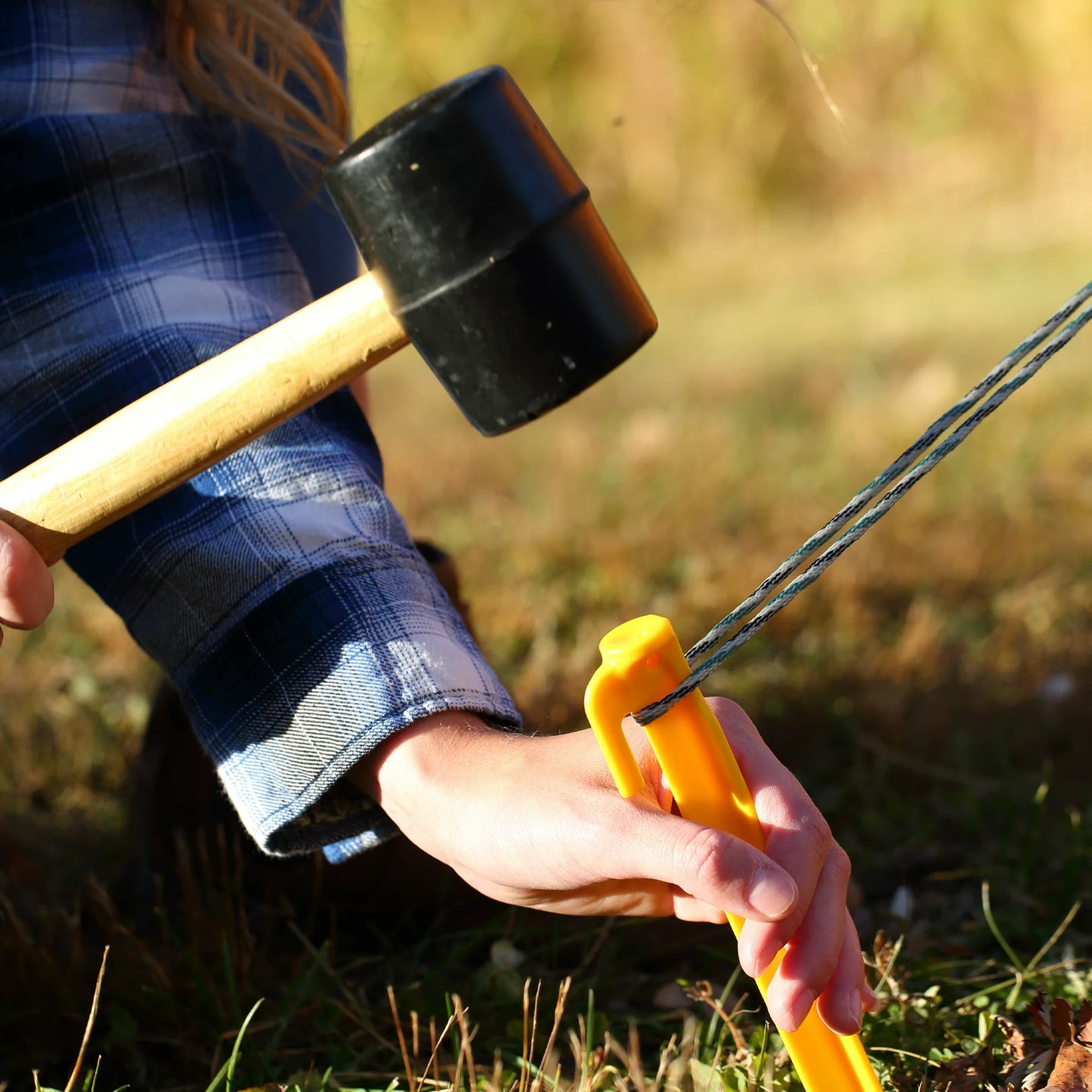 Coghlan's Tent Peg Mallet, Steel Camp Stake Puller w/ Rubber Head, Camping Tool boatyardmalaysia