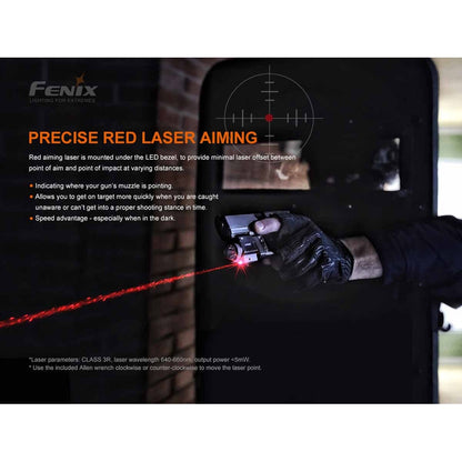 Fenix GL22 Tactical Weapon Light with Red Laser Sight boatyardmalaysia