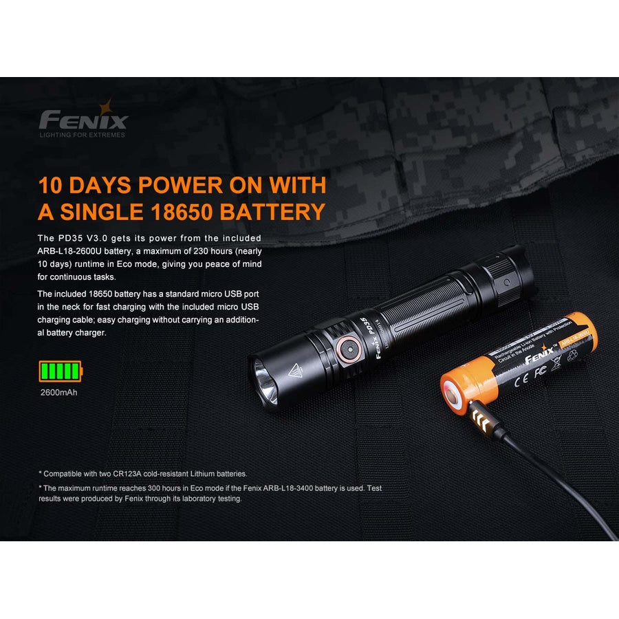 Fenix PD35 V3.0 Flashlight boatyardmalaysia