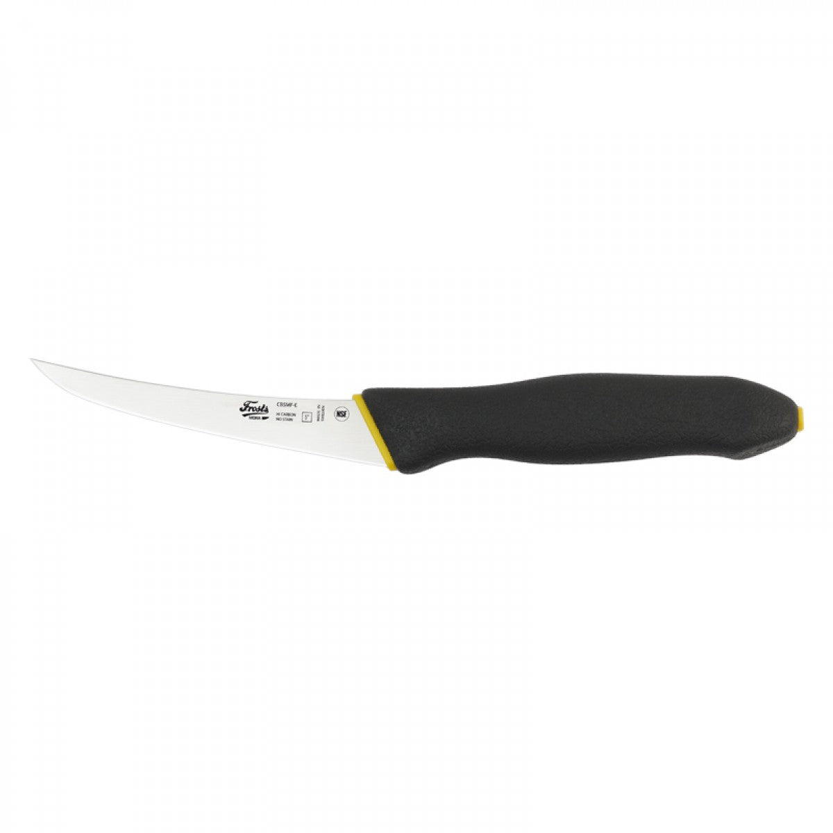 Frosts 10643 Curved Boning Knife CB5MF-E 5"/132mm Black boatyardmalaysia