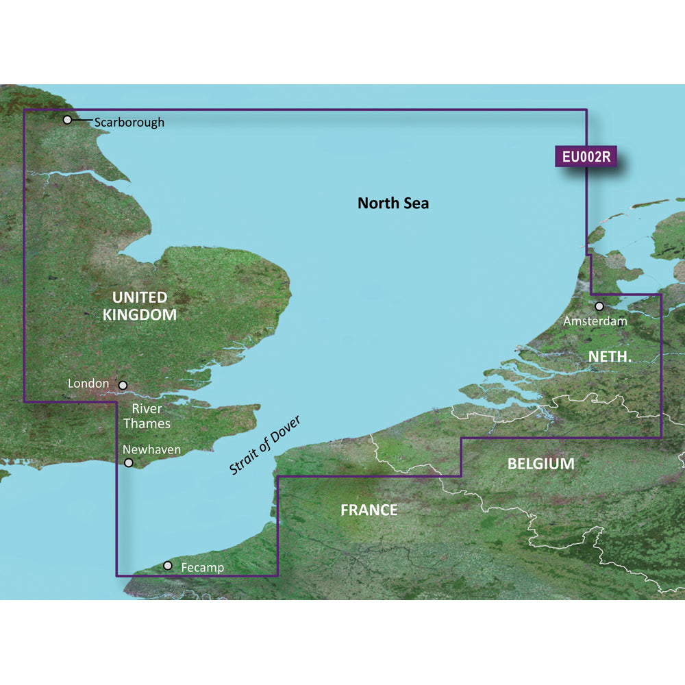 BlueChart® G3 Vision® HD - VEU002R - Dover To Amsterdam & England Southeast - MicroSD™/SD™ boatyardmalaysia