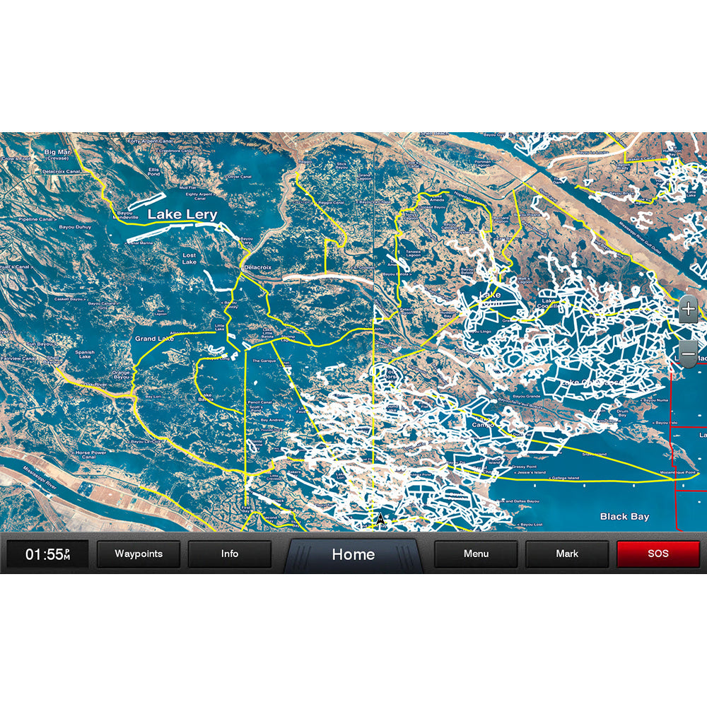 Standard Mapping® - Louisiana East Professional MicroSD™/SD™ Card boatyardmalaysia