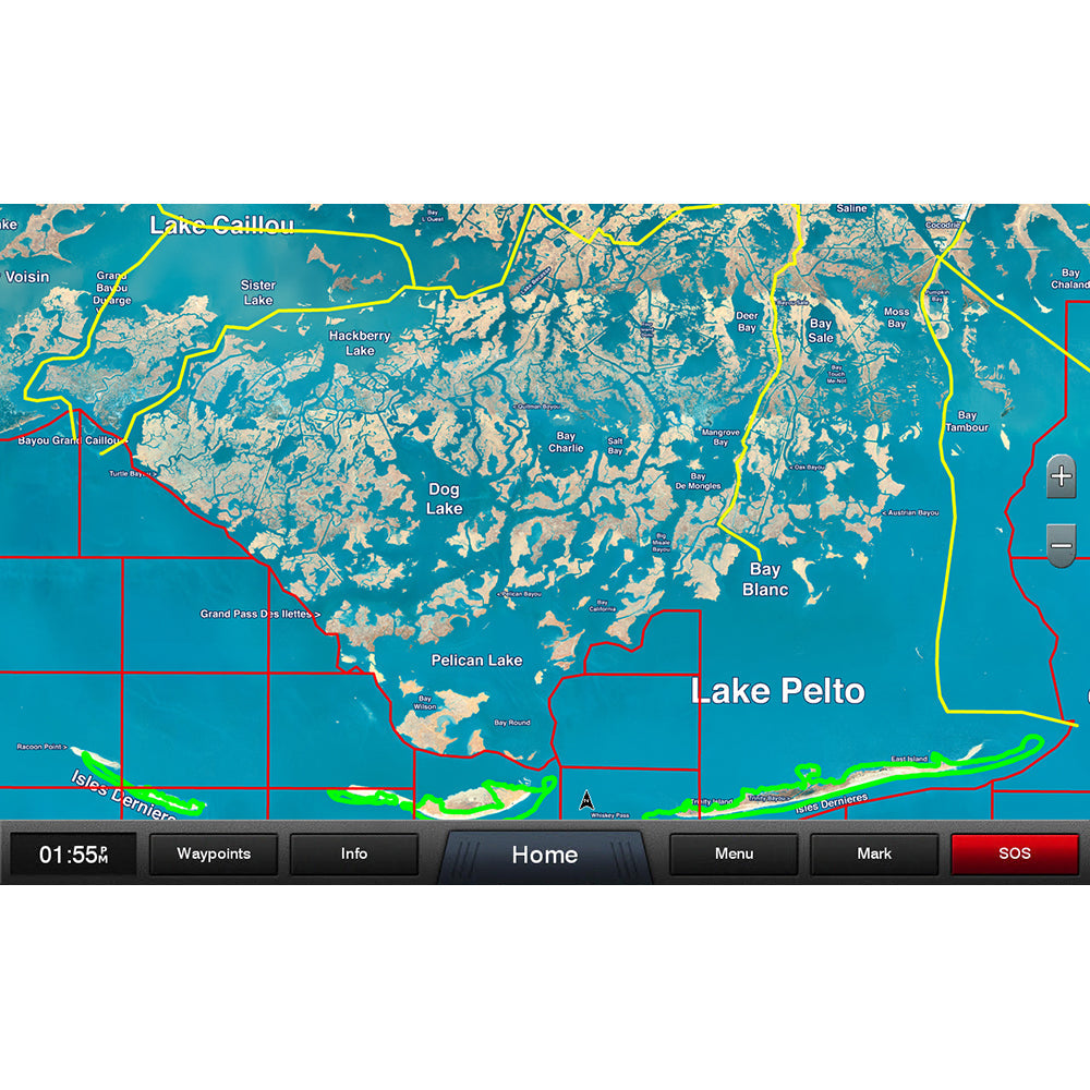 Standard Mapping® - Louisiana Central Premium MicroSD™/SD™ Card boatyardmalaysia