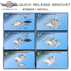 Haswing Quick Release Bracket For Model: 50738, 50739 Cayman B 80lbs & 120lbs only - Boatyard Malaysia