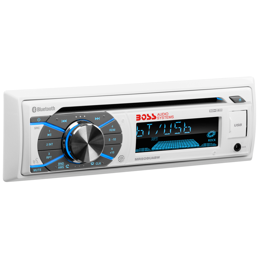 Boss Audio MR508UABW Single-din Bluetooth/cd/usb/sd/mp3/wma/ - Boatyard Malaysia