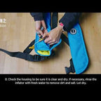 Mustang Survival Mustang MIT 70 Manual Inflatable PFD Admiral Gray - Boatyard Malaysia