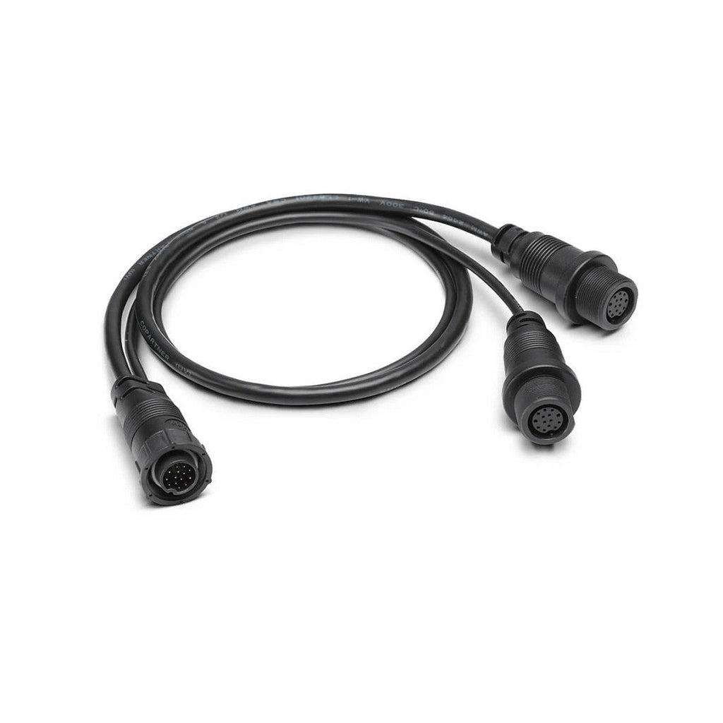Humminbird 14 M ID SILR Y - SOLIX / APEX Side Imaging Left-Right Splitter Cable - Boatyard Malaysia