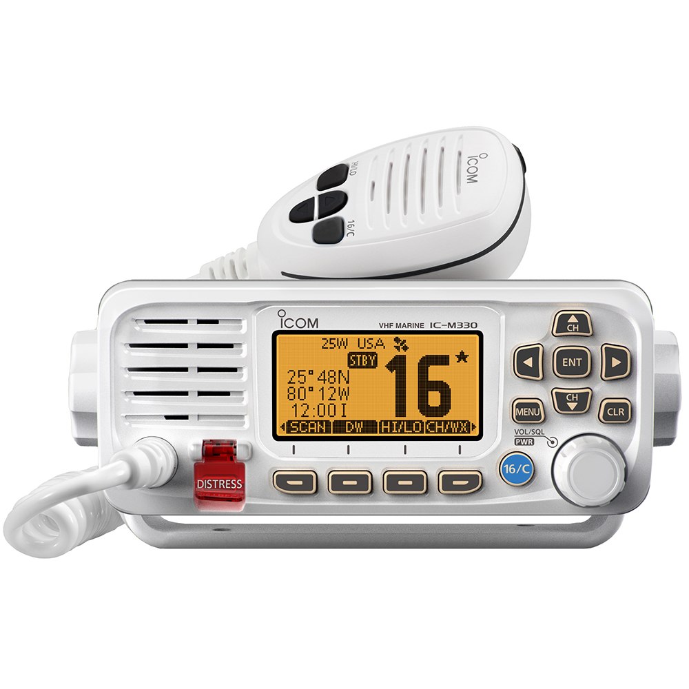 ICOM M330 White Compact VHF Radio boatyardmalaysia