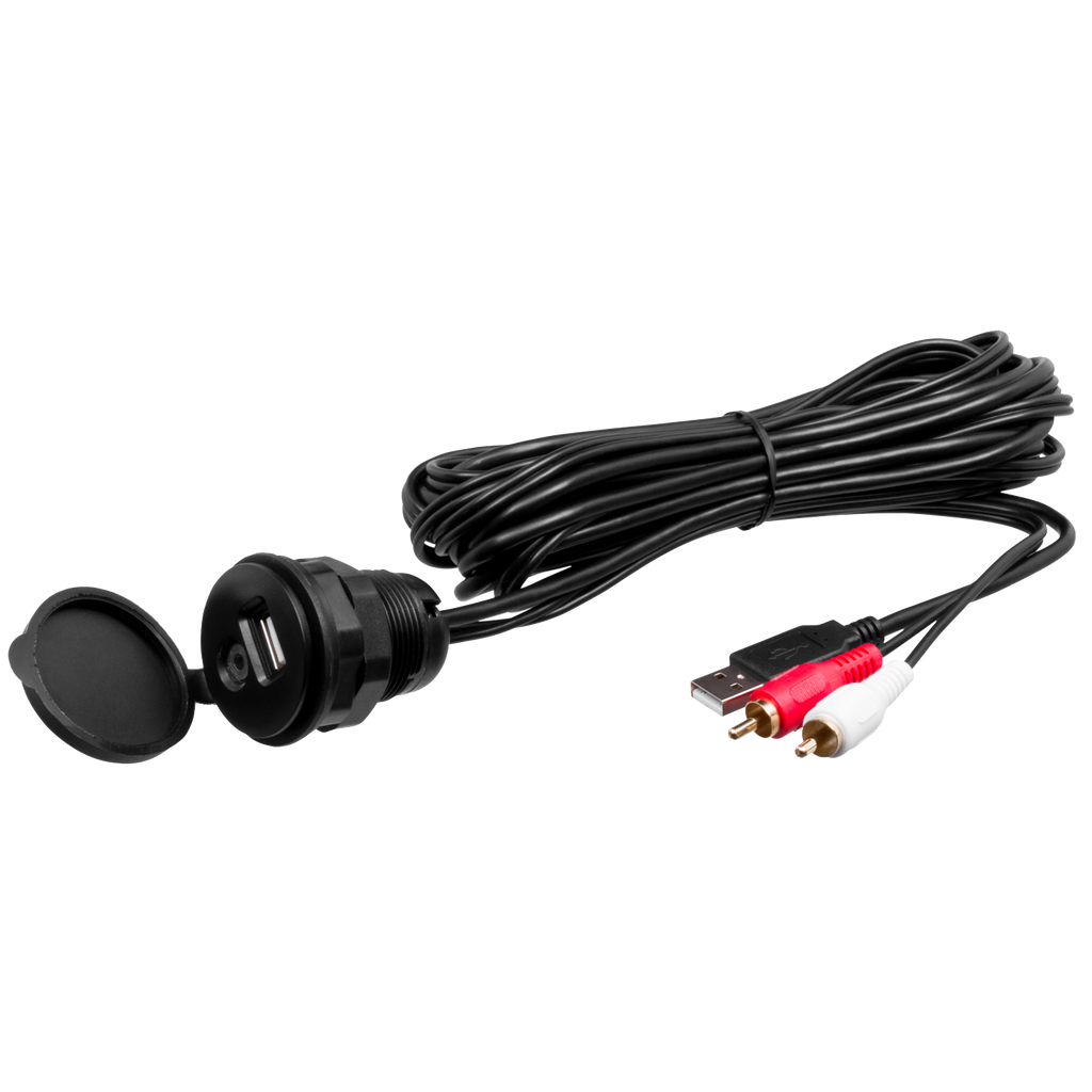 Boss Audio MUSB35 Universal USB/3.5mm AUX Mount & Cable - Boatyard Malaysia