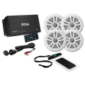 Boss Audio ASK904B.64 4-Channel Bluetooth Amplifier with 4 Speakers - Boatyard Malaysia