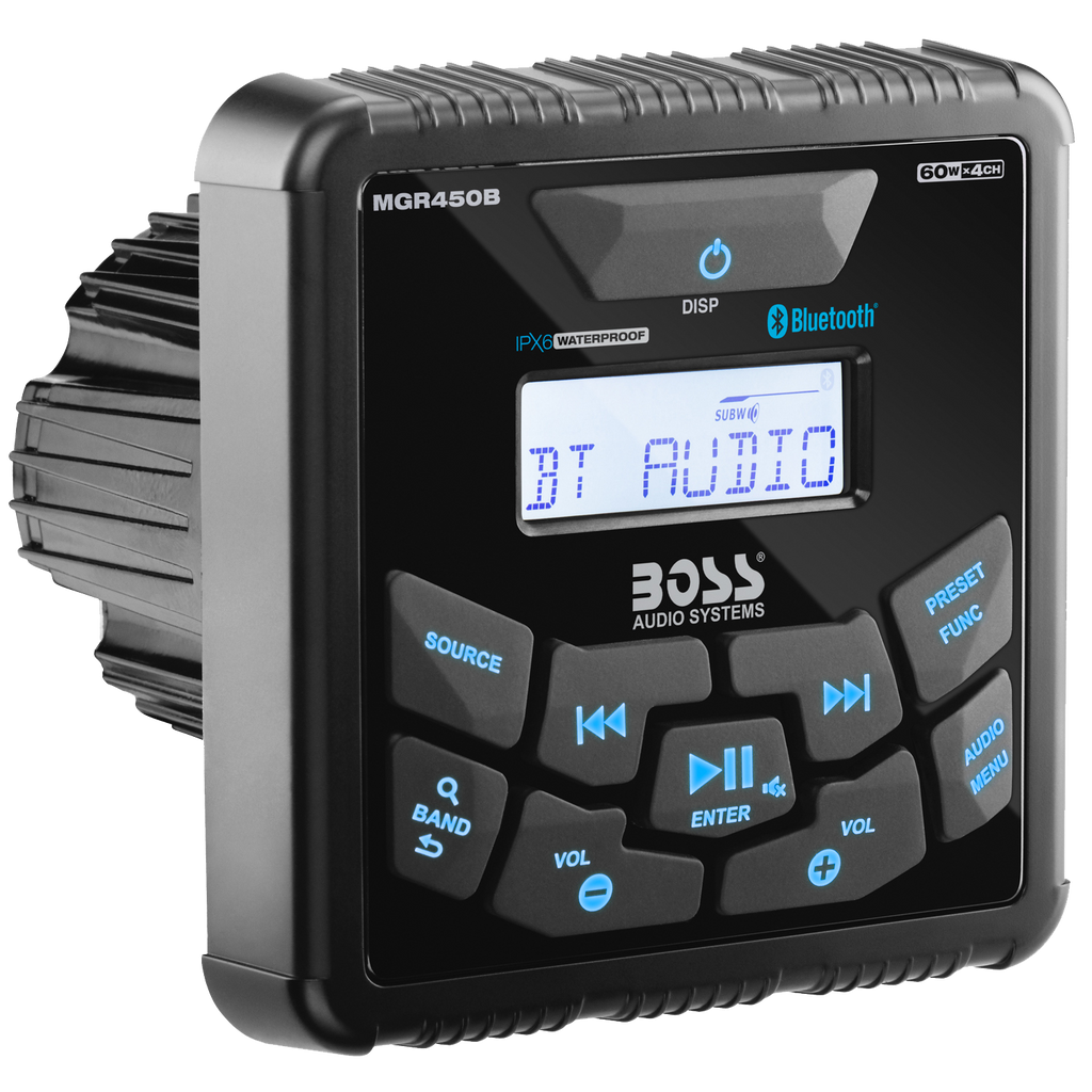 Boss Audio MGR450B In-dash Marine Gauge Digital Media - Boatyard Malaysia