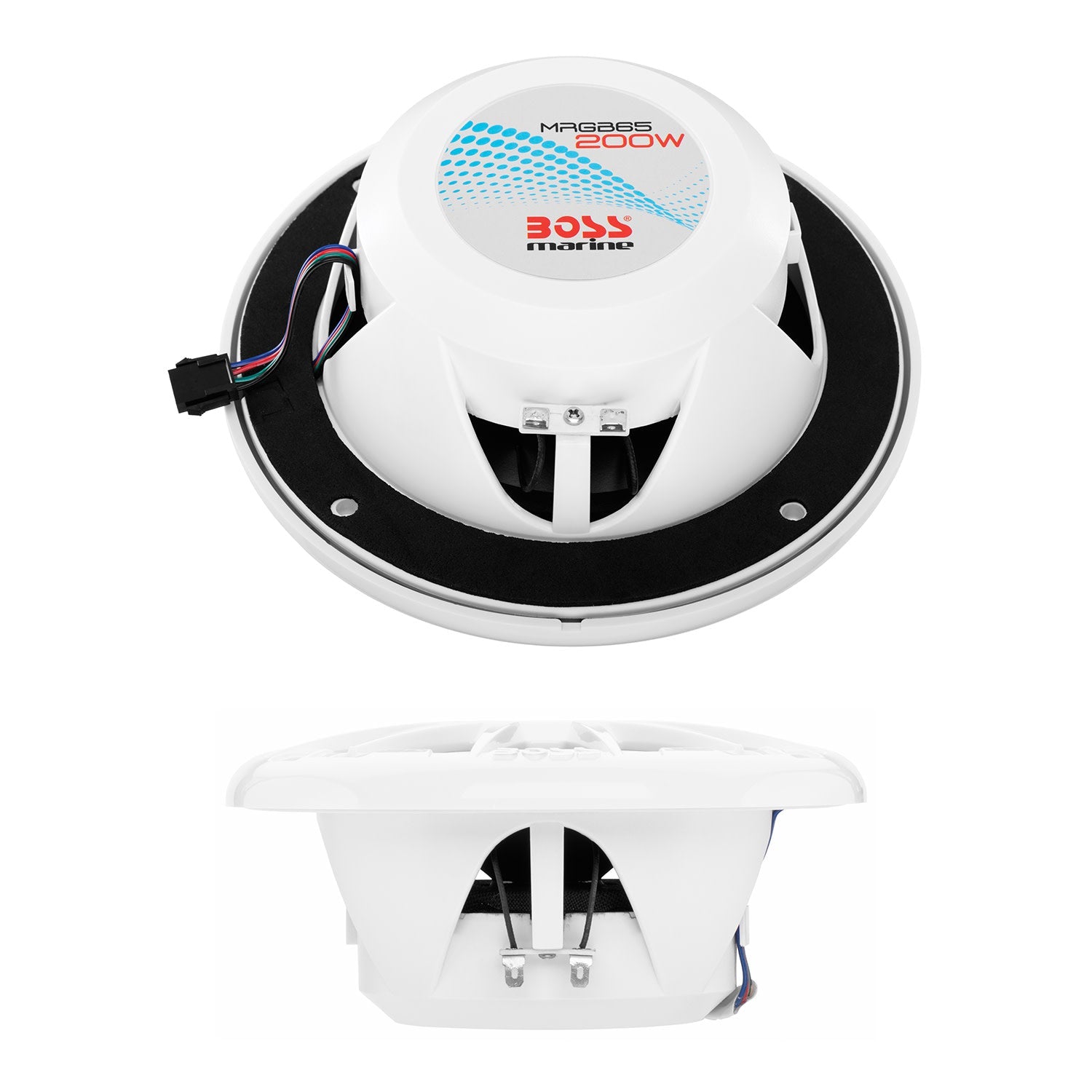 Boss Audio MRGB65 Coaxial Marine Speakers with RGB LED - Boatyard Malaysia