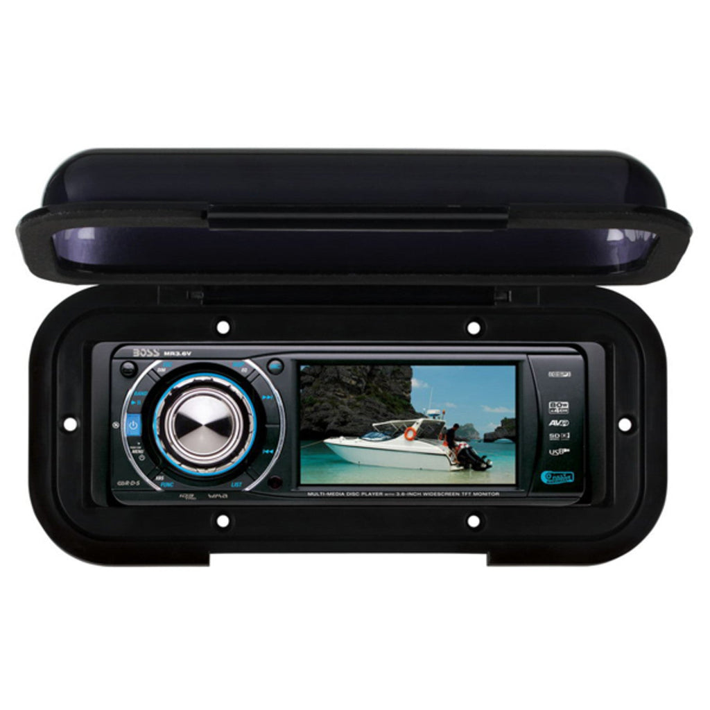 Boss Audio MRC5B Universal Radio Cover Black - Boatyard Malaysia
