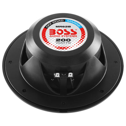 Boss Audio Mr62b 6.5" 2-way 200w Marine Full Range Speaker