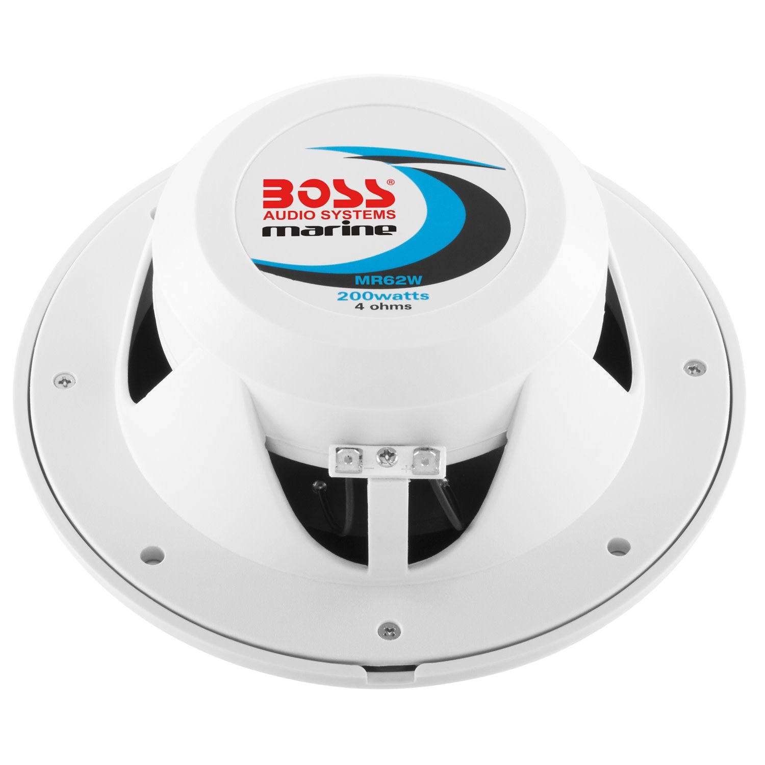 Boss Audio MR62W 6.5" 2-way 200w Marine Full Range Speaker - Boatyard Malaysia