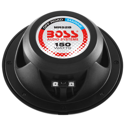 Boss Audio Mr52b 5.25" 2-way 150w Marine Full Range Speaker