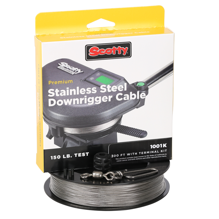 150lb. test - Premium Stainless Steel Downrigger Cable boatyardmalaysia