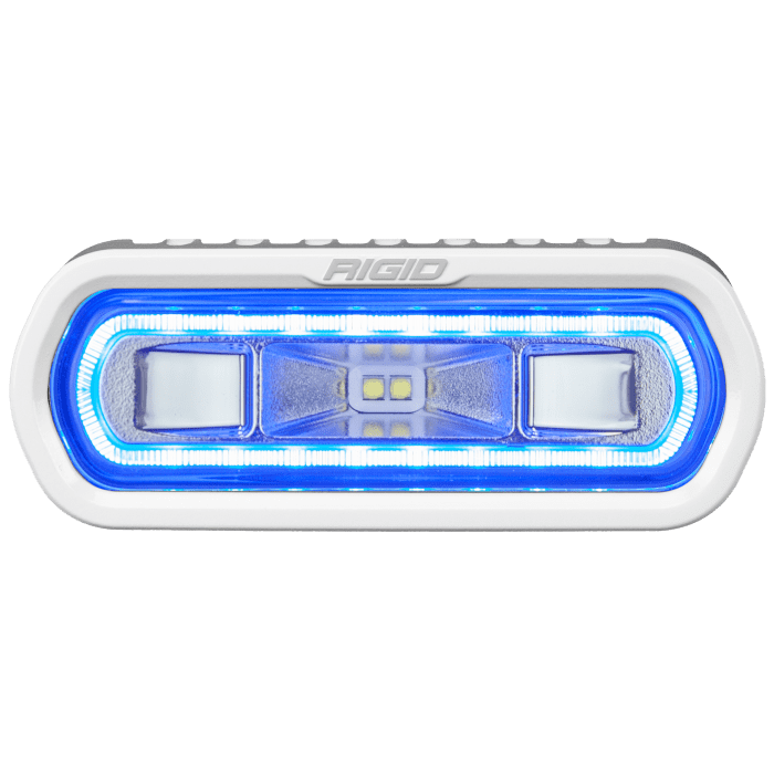 Rigid Industries SR-L Series Marine Spreader Pod Surface Mount White Halo - Boatyard Malaysia