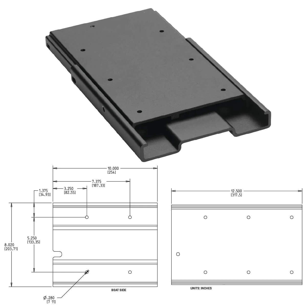 Minn Kota MKA-16-03 AP/PD Quick Release Bracket - Boatyard Malaysia