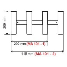 Rod Racks Stainless Steel boatyardmalaysia