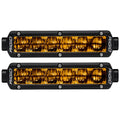 Rigid Industries SR-Series Pro Dot/SAE J583 6Inch Fog Light Selective Yellow Surface Mount | Pair - Boatyard Malaysia