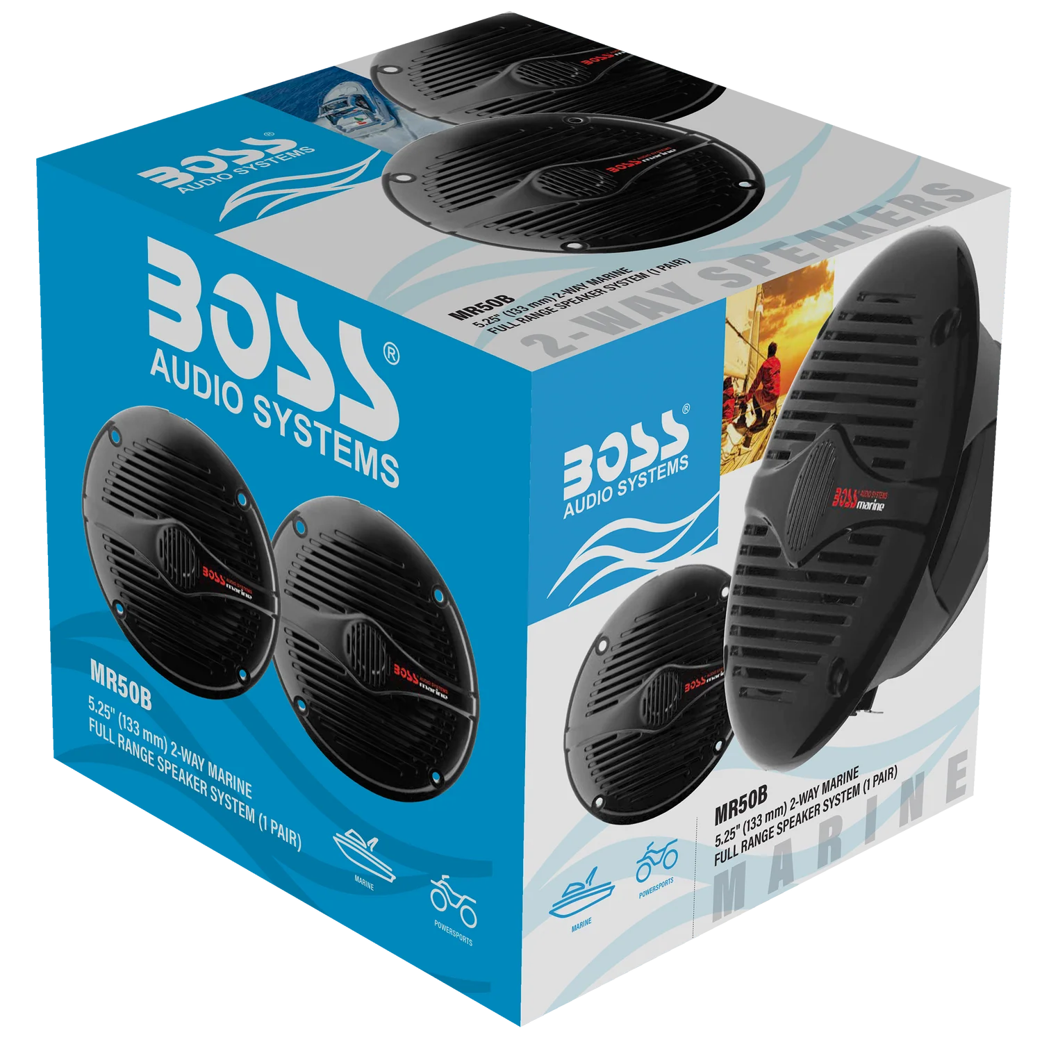 MR50 5.25” 150w Marine Speakers boatyardmalaysia