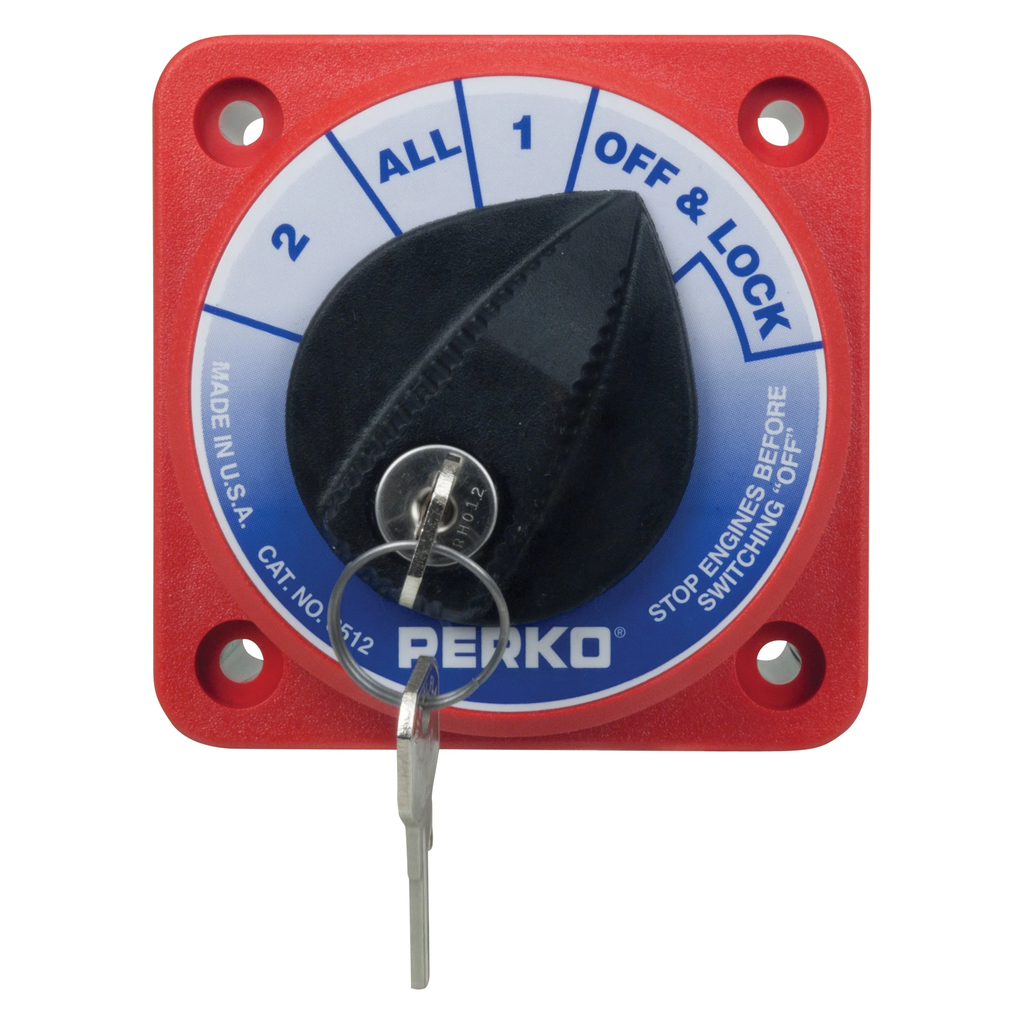 Perko Compact Medium Duty Battery Selector Switch - Boatyard Malaysia