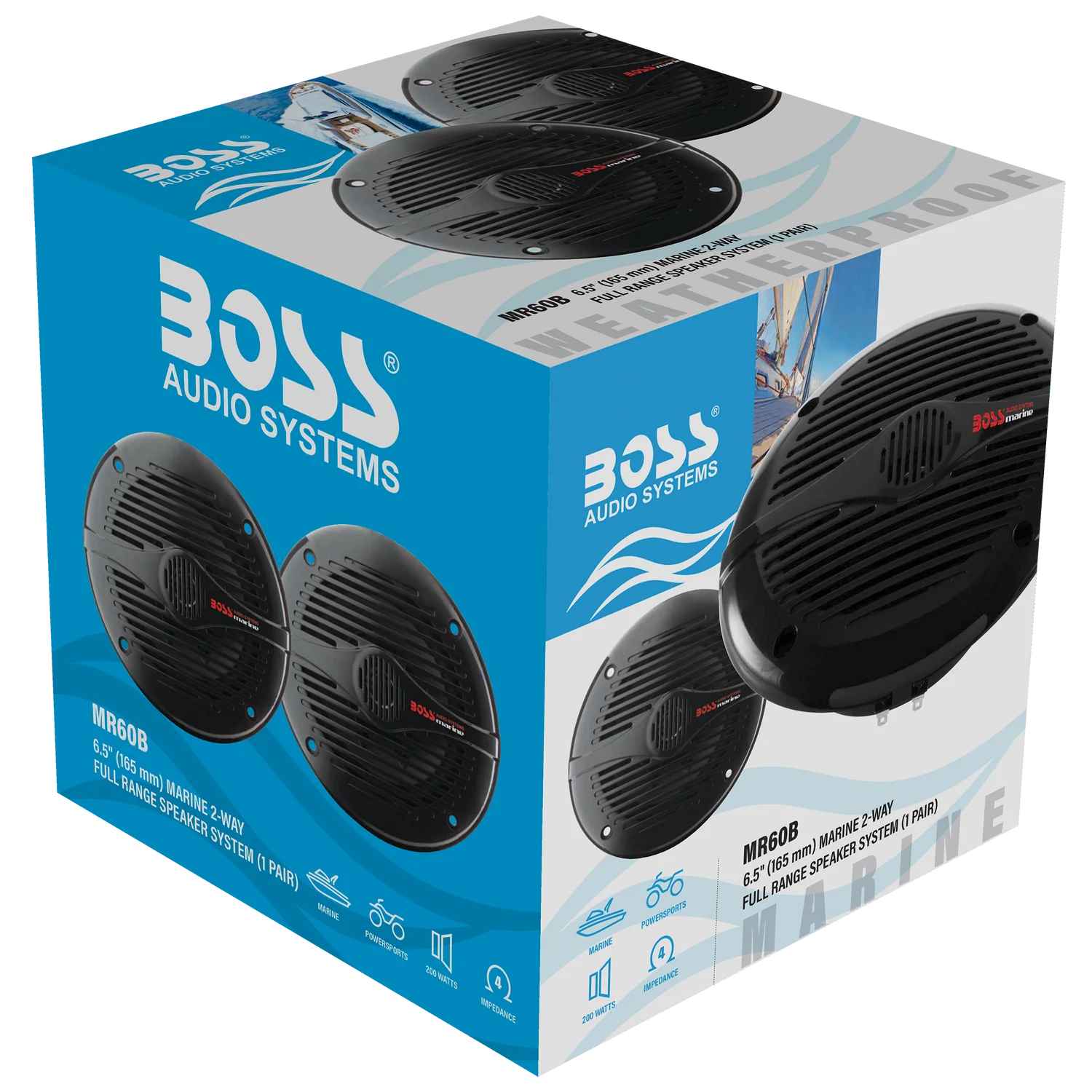 MR60 6.5" 200W Marine Speaker boatyardmalaysia