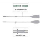 Oceansouth Aluminum Oars Split Shaft with Locks - Boatyard Malaysia