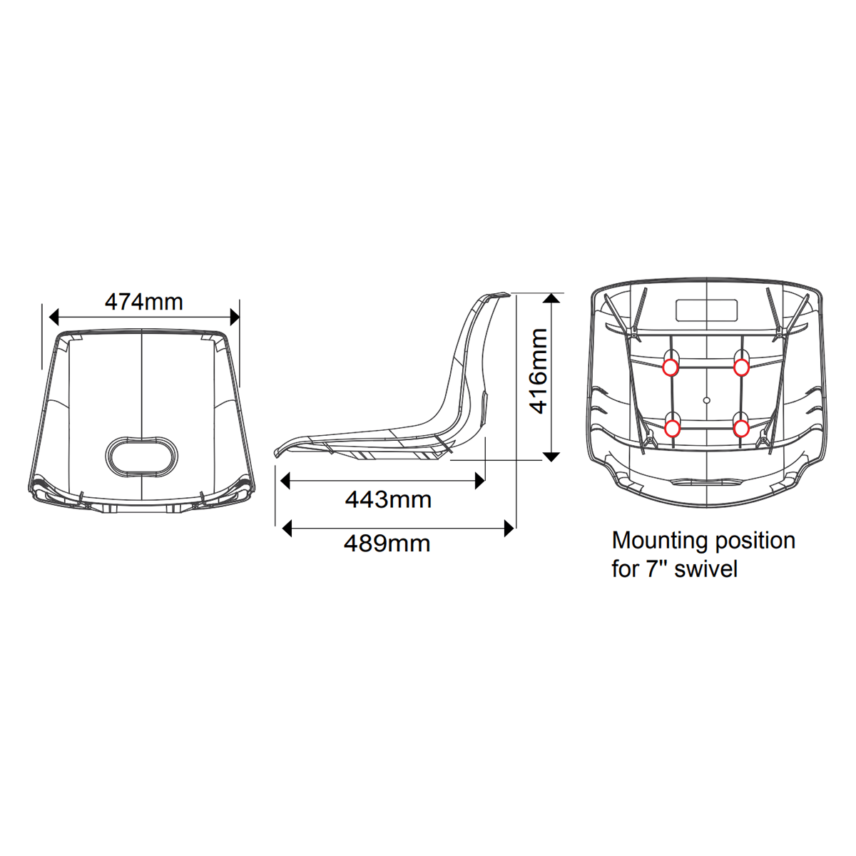 Oceansouth C-Seat - Boatyard Malaysia