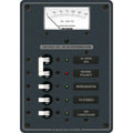 Traditional Metal Panel - AC Main + 3 Positions, AC Voltmeter boatyardmalaysia