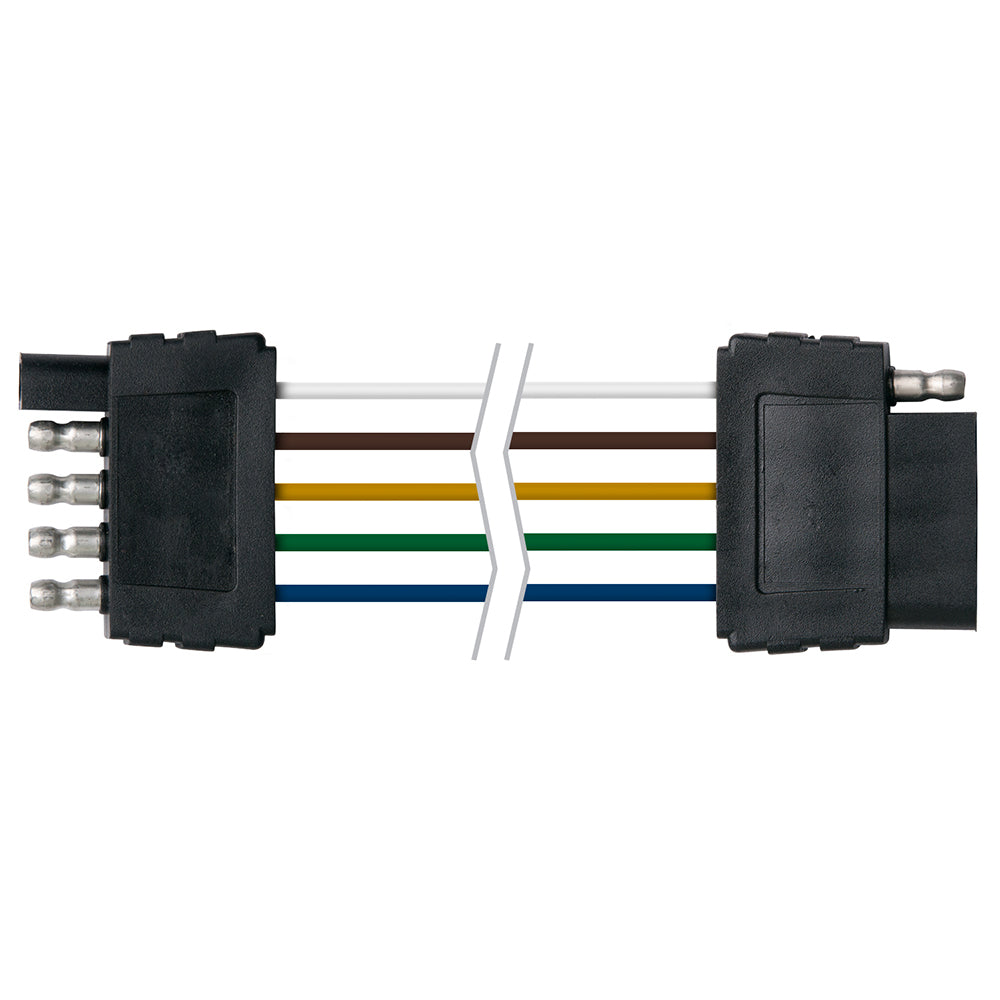Ancor Trailer Connector Flat 5 Wire 48" Loop 16 AWG - Boatyard Malaysia