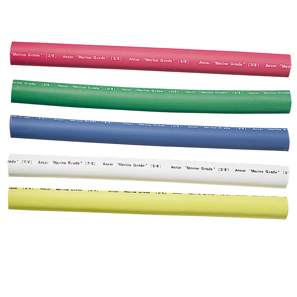 Ancor Heat Shrink Kit 6" Assorted Color 12-8 AWG 5 Pack - Boatyard Malaysia