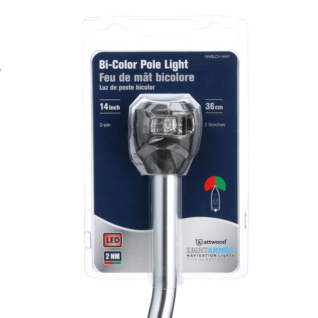 LightArmor ® LED Bi-Color Navigation Pole Lights with Task Light boatyardmalaysia
