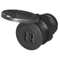 Blue Sea System 1045 12/24V Dual USB Charger 1 1/8" Hole Mount - Boatyard Malaysia