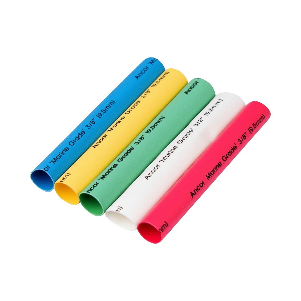 Ancor Heat Shrink Kit 3" Assorted Color 12-8 AWG 5 Pack - Boatyard Malaysia