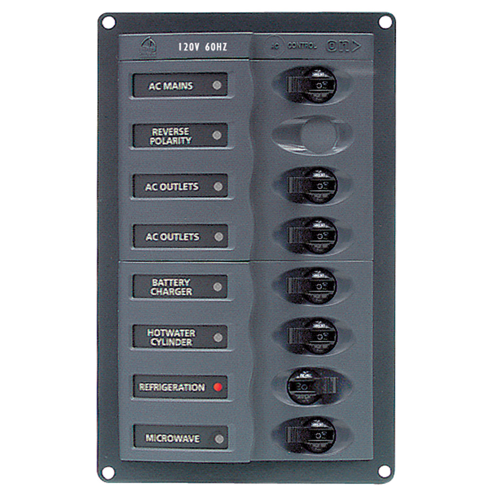 BEP Marine AC Main Circuit Breaker Panels—No Meters - Boatyard Malaysia