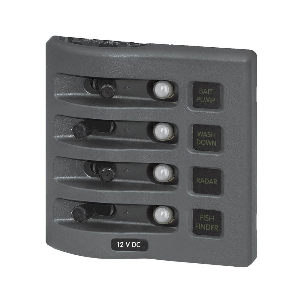 WeatherDeck® 12V DC Waterproof Circuit Breaker Panel boatyardmalaysia