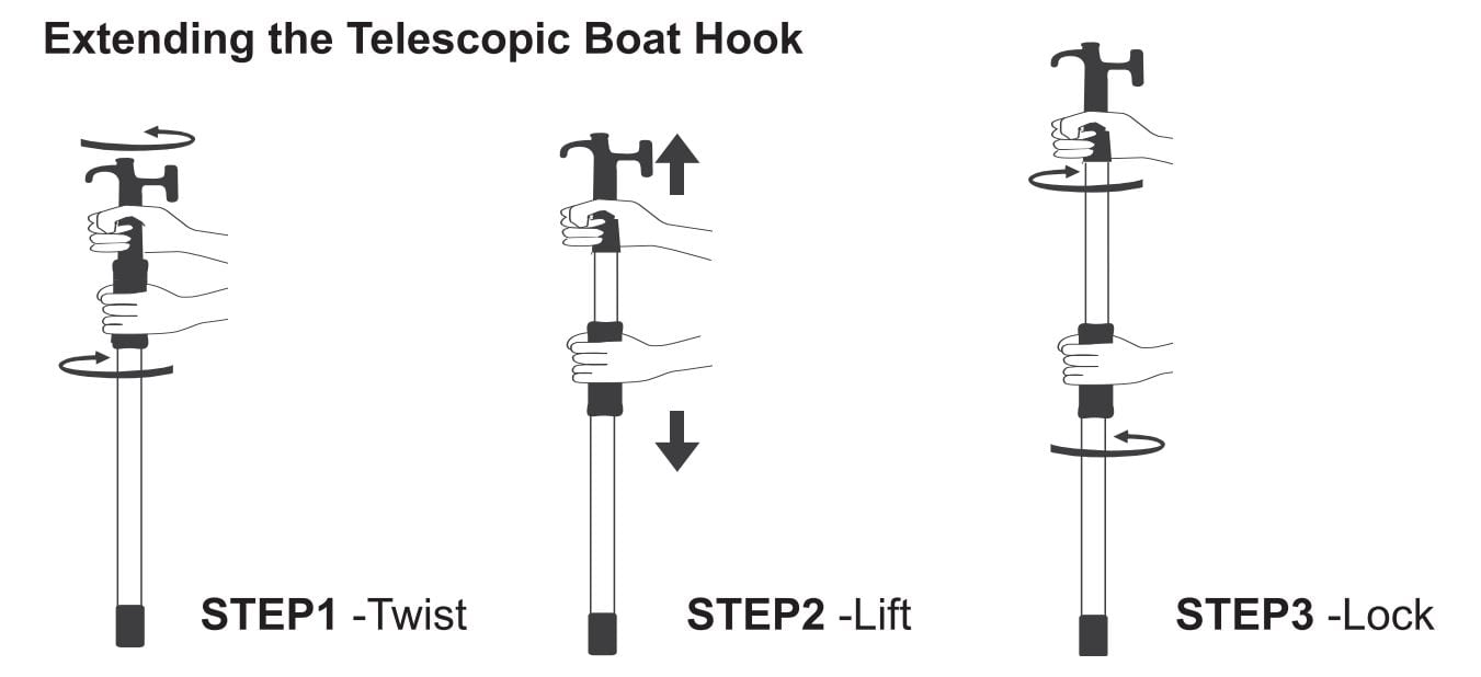 Telescopic Boat Hook