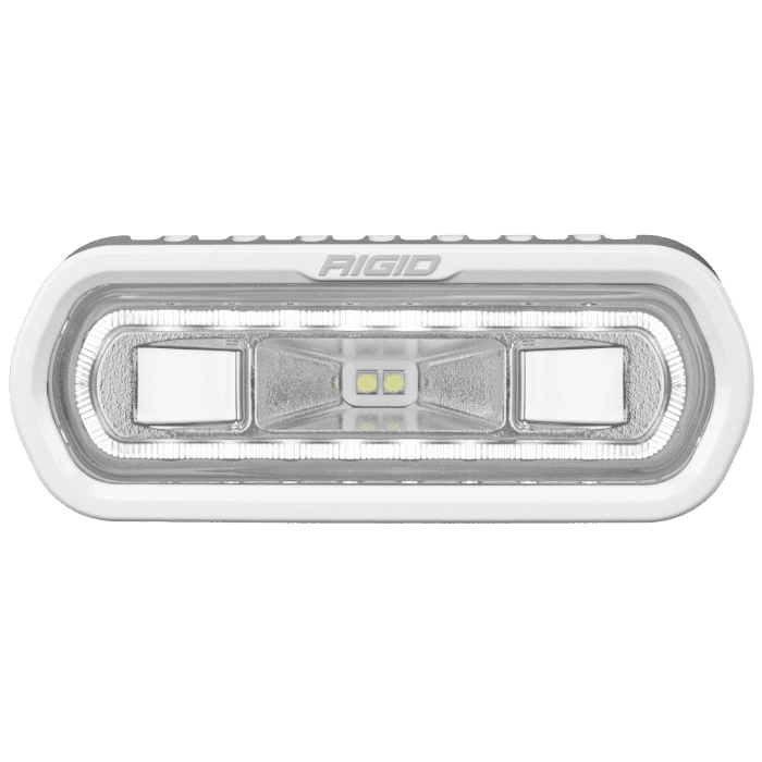 Rigid Industries SR-L Series Marine Spreader Pod Surface Mount White Halo - Boatyard Malaysia