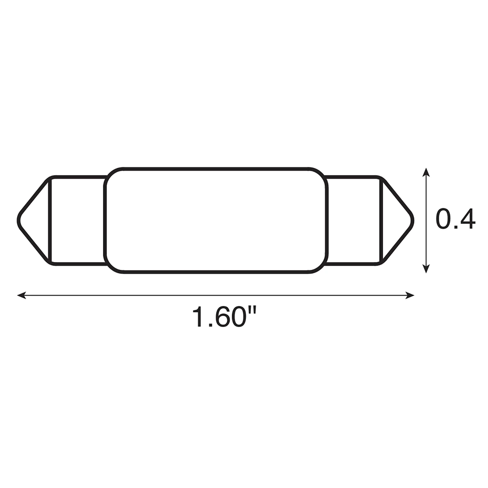 Bulb Festoon 12V .97A 15W 12Cp 2 Pack boatyardmalaysia