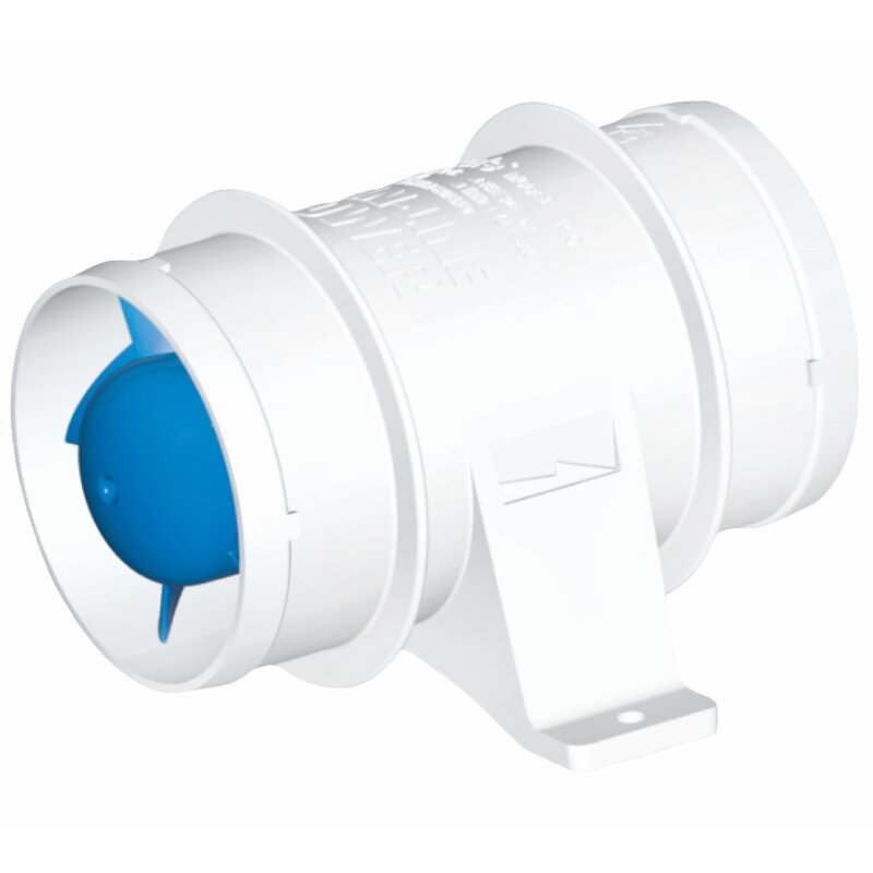 Rule Inline blower 75mm hose connection, 3.8m³/min 135 CFM - Boatyard Malaysia