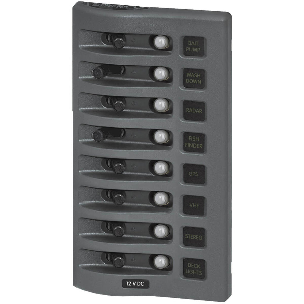 WeatherDeck® 12V DC Waterproof Circuit Breaker Panel boatyardmalaysia