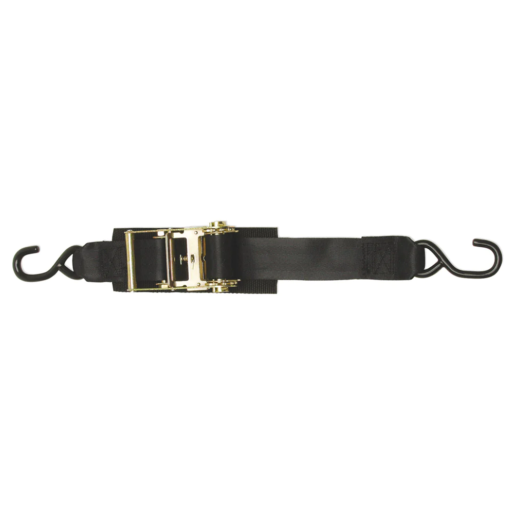 IMMI / Boatbuckle F14207 - 4' L x 2" W Heavy Duty Ratchet Transom Tie-Down Straps, 2 Pieces - Boatyard Malaysia