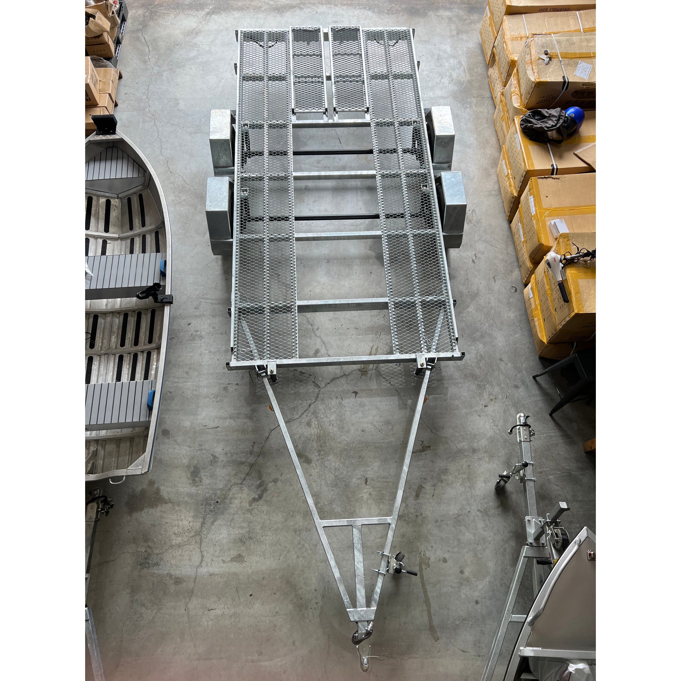 TMC Tilt Floor Trailer 2.0 version - Boatyard Malaysia