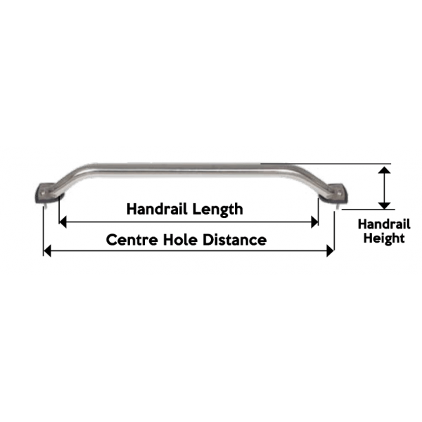 Oceansouth Boat Handrails 22MM Stainless Steel - Boatyard Malaysia