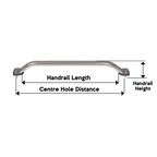 Oceansouth Boat Handrails 22MM Stainless Steel - Boatyard Malaysia